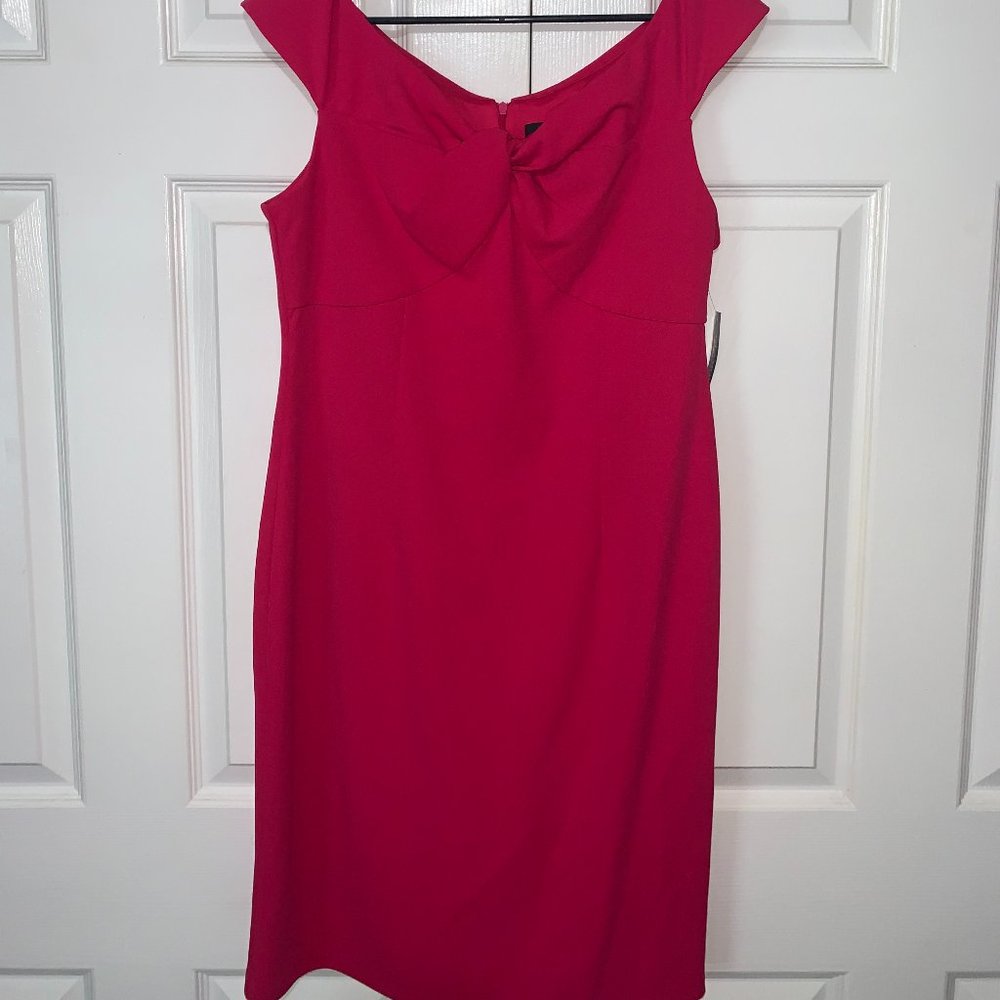 Glamour Hot Pink Dress - Size 12